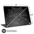 Marvel Black Panther Night Time Watch Universal Laptop 16in (13 x 9.4in) Skin